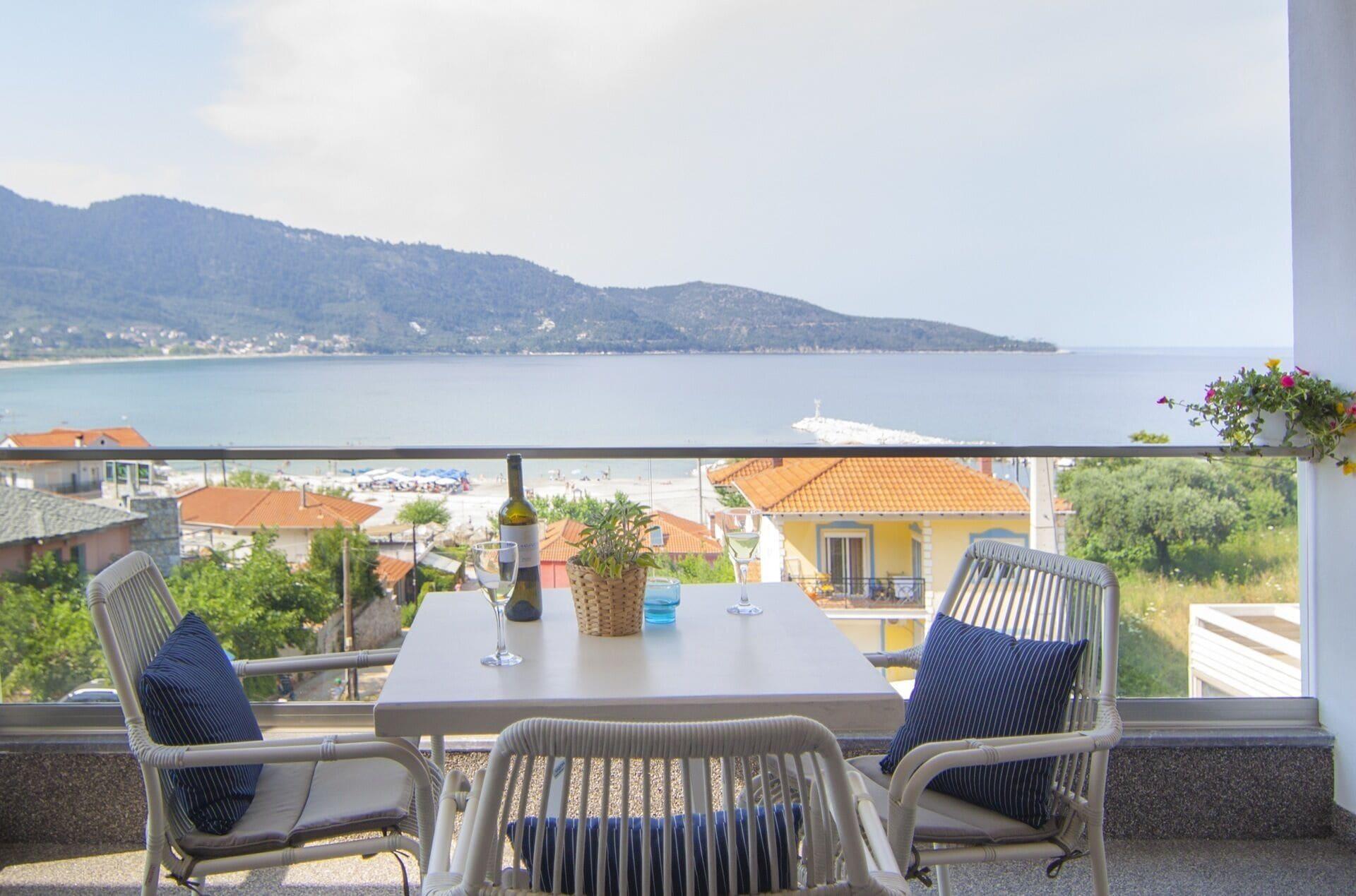 Ntinas Villa With Sea View Skala Potamia  Extérieur photo
