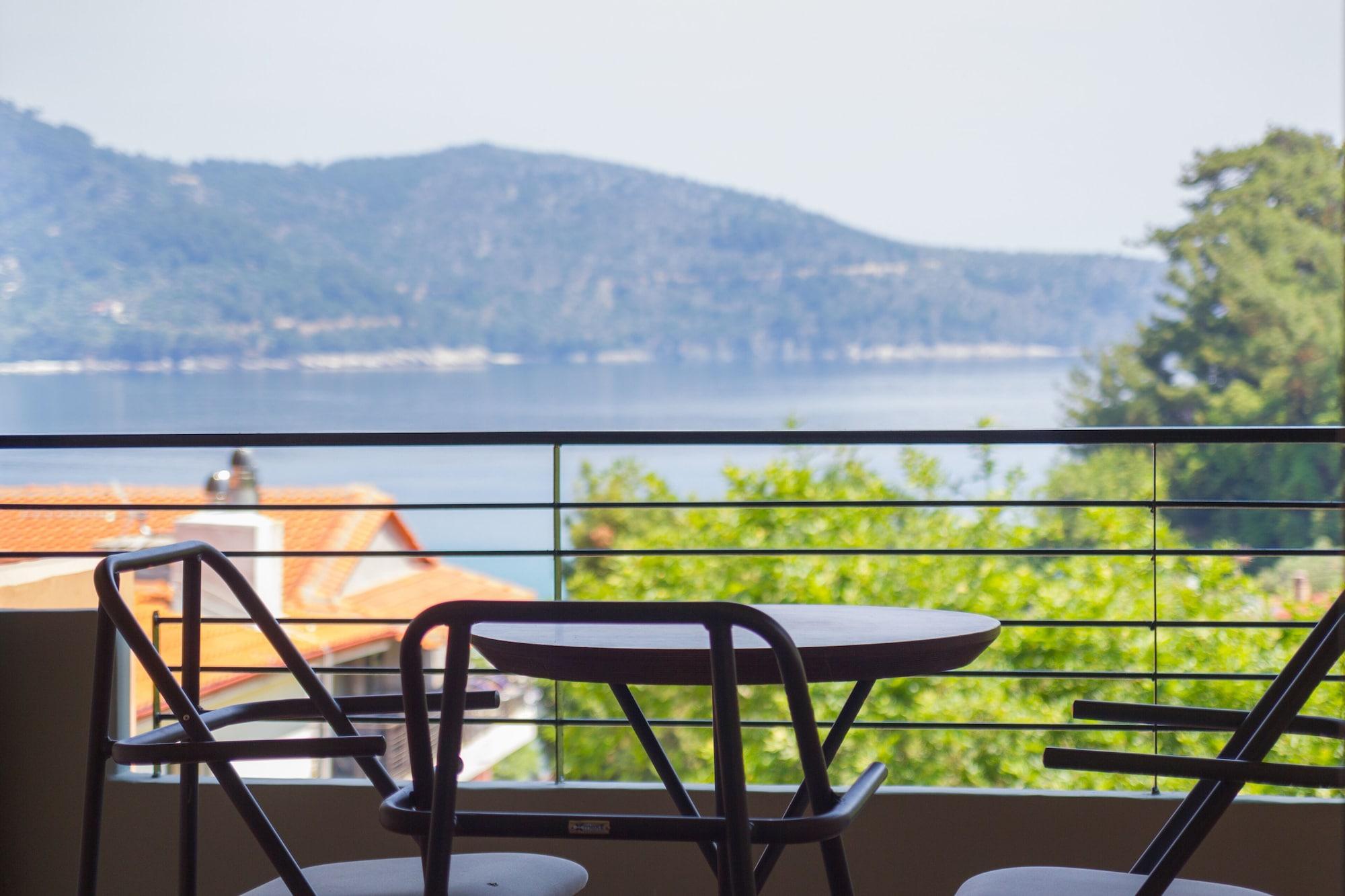 Ntinas Villa With Sea View Skala Potamia  Extérieur photo